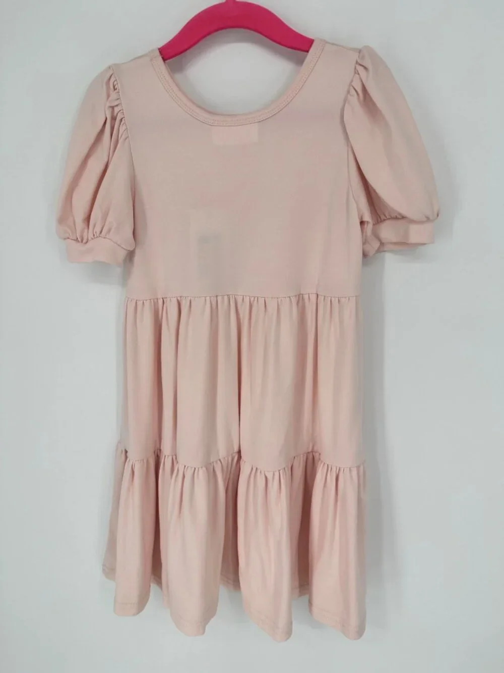 DotDotSmile Girls Light Pink Tier Dress Size 3/4 Soft New with Tags